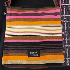 Slante Handmade Striped Multicolor Women's Bag